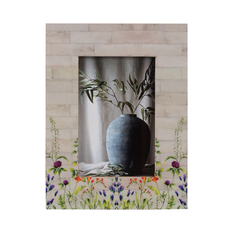 Purple Flower Field Photo Frame