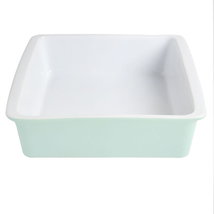 Martha Stewart 8.25 Inch x 8 Inch Stoneware Baker in Mint