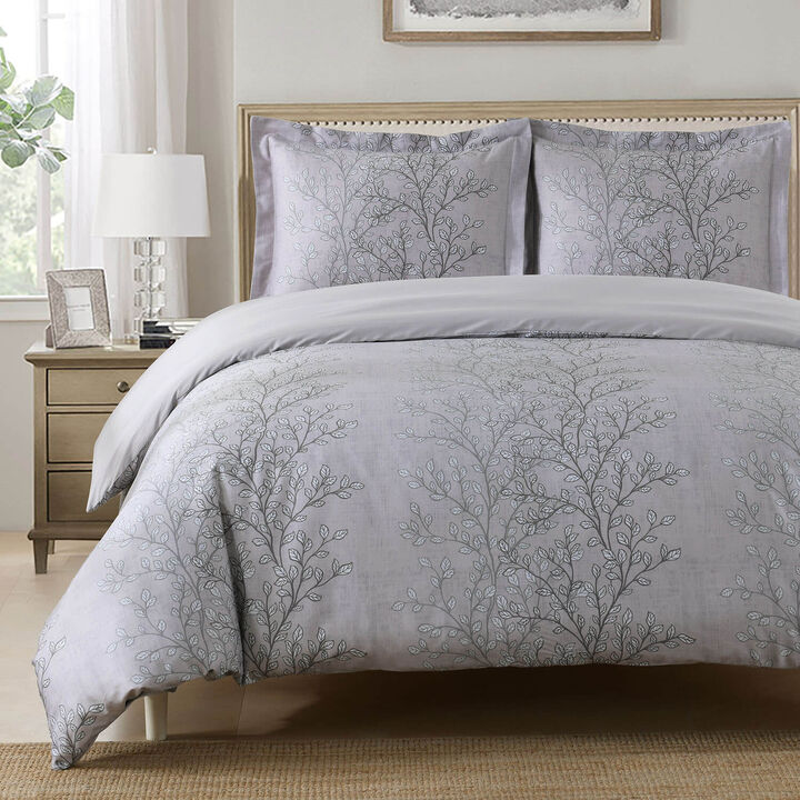 Egyptian Linens - Arboreal 100% Cotton Duvet Cover Set