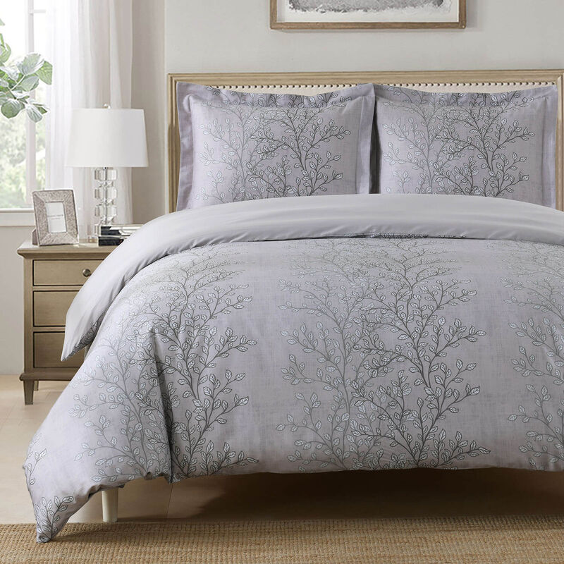Egyptian Linens - Arboreal 100% Cotton Duvet Cover Set
