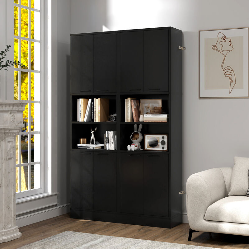 Tall Kitchen Pantry Cabinet with Doors & Shelves – Freestanding Storage Cupboard for Kitchen