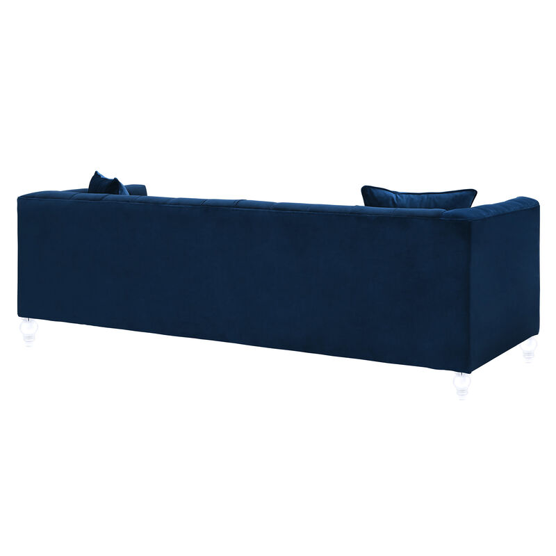 Bea Hot Pink Velvet Sofa