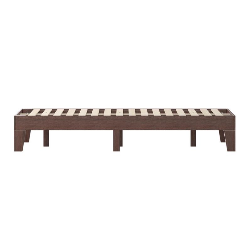 Flash Furniture Wood Full Platform Bed with Wooden Support Slats, No Box Spring Required