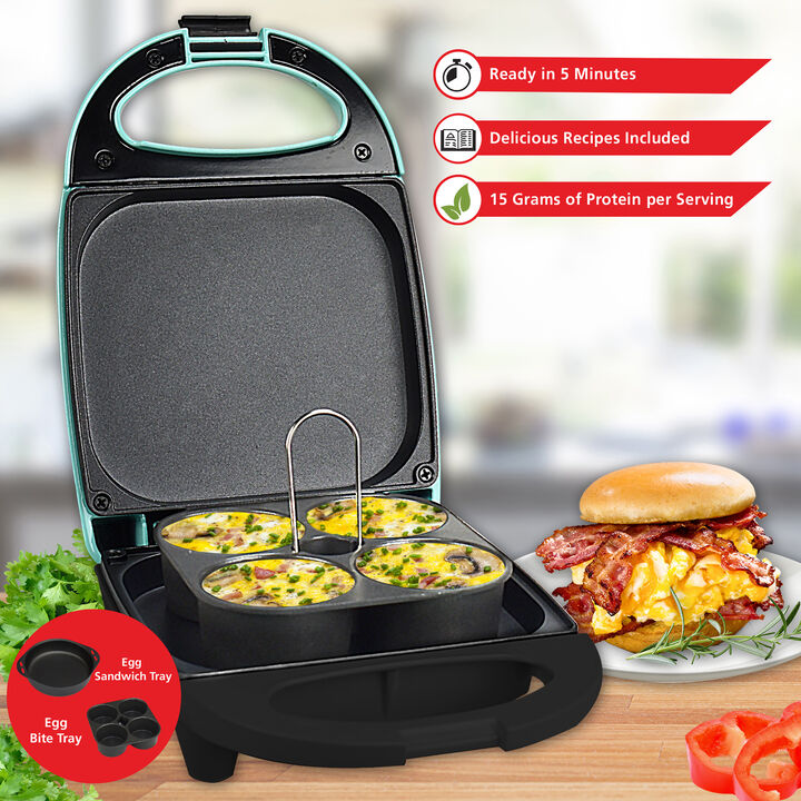Brentwood Mini Sous Vide Style Egg Bite Maker in Blue