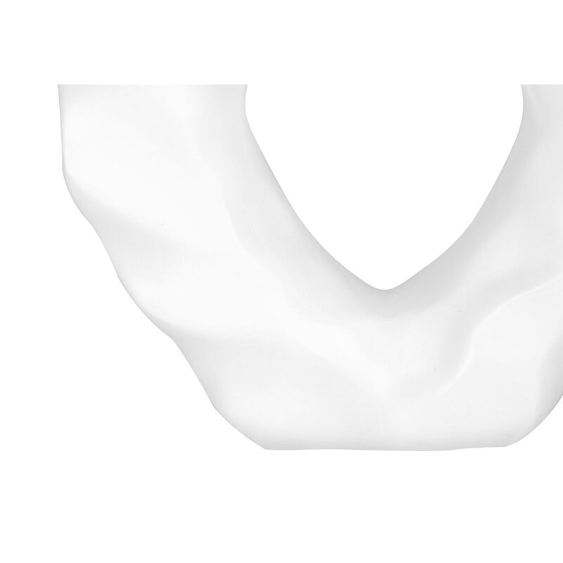 Monarch Specialties I 9727 - Lighting, 25"H, Table Lamp, Cream Resin, Ivory / Cream Shade, Modern