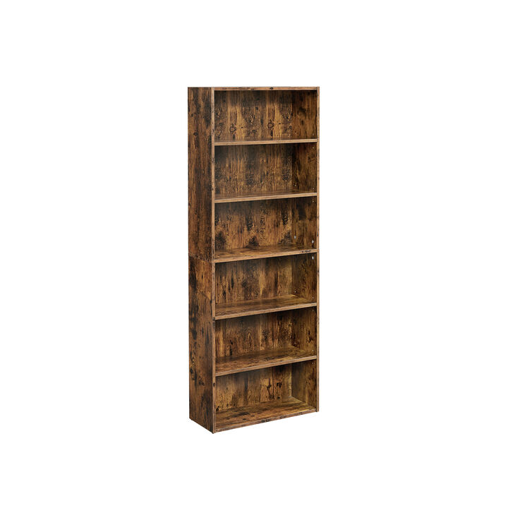 Elegant Open Bookcase with Flexible Storage Solutions