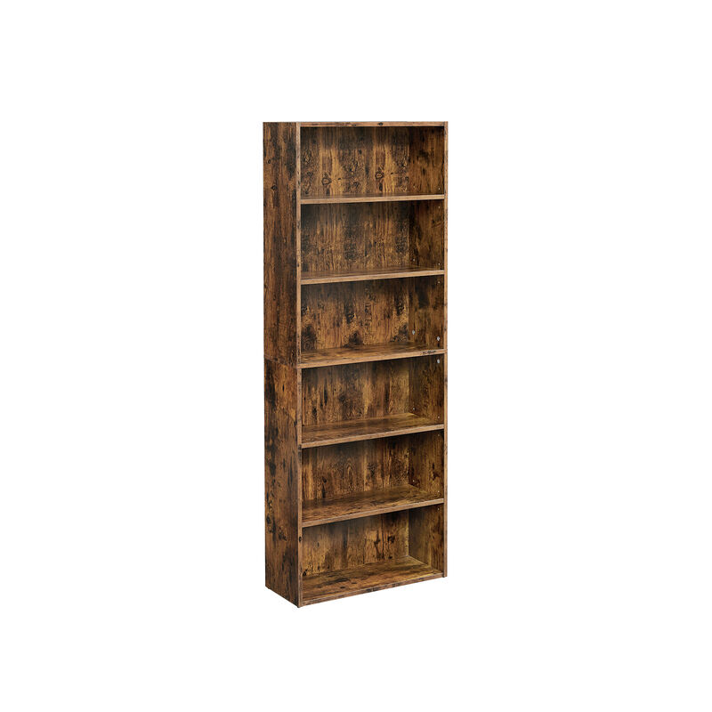 Elegant Open Bookcase with Flexible Storage Solutions