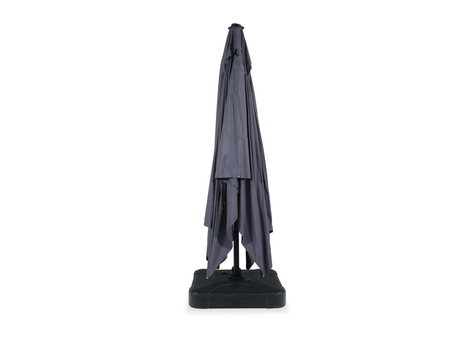 Grey 10' x 13' Patio Umbrella & Base