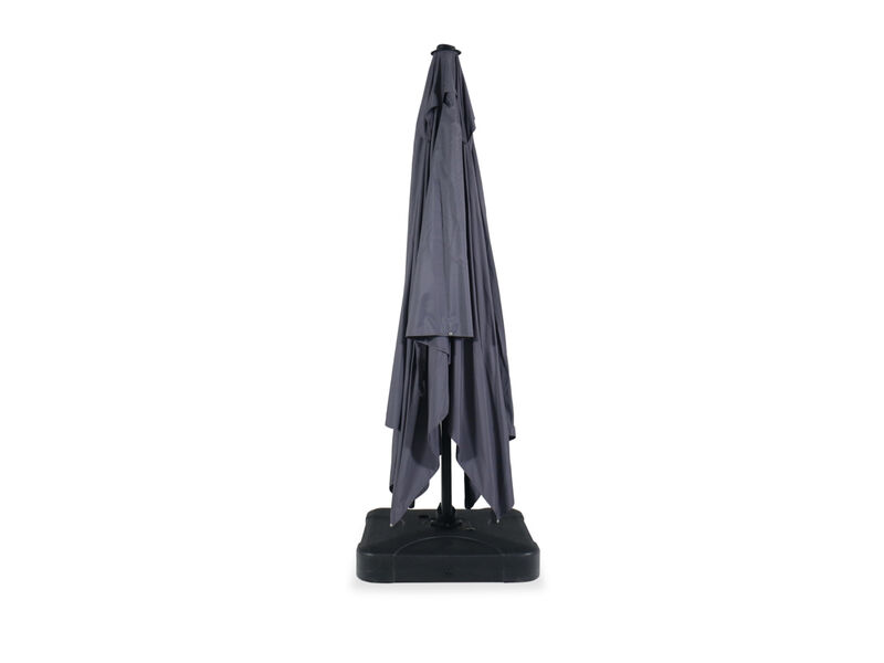 Grey 10' x 13' Patio Umbrella & Base