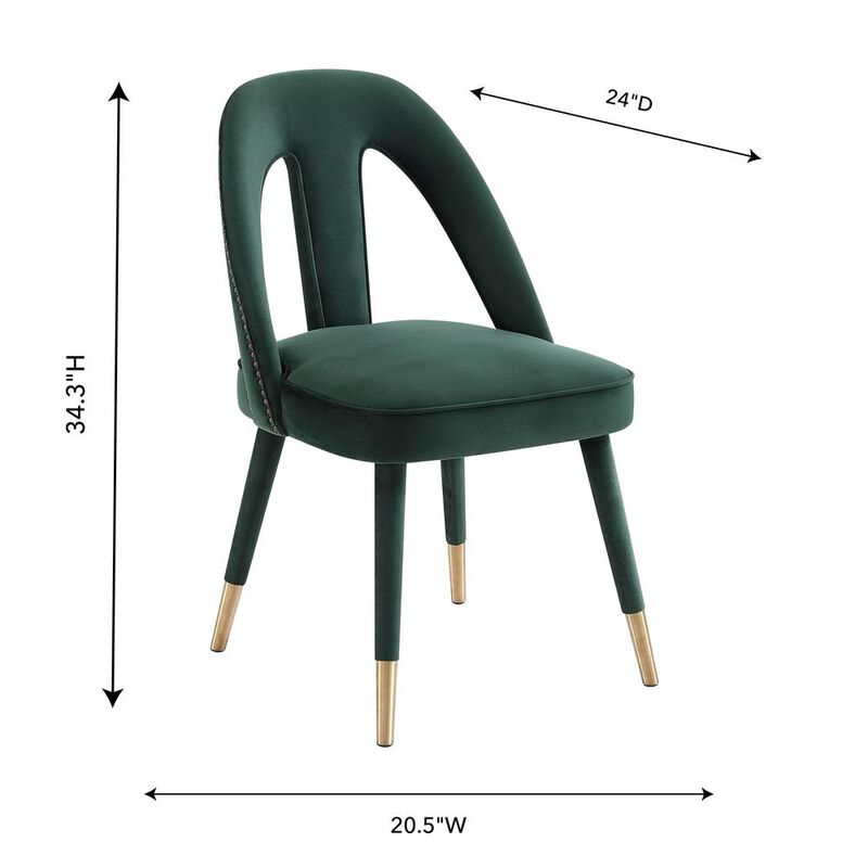 Belen Kox Regal Velvet Dining Chair, Belen Kox