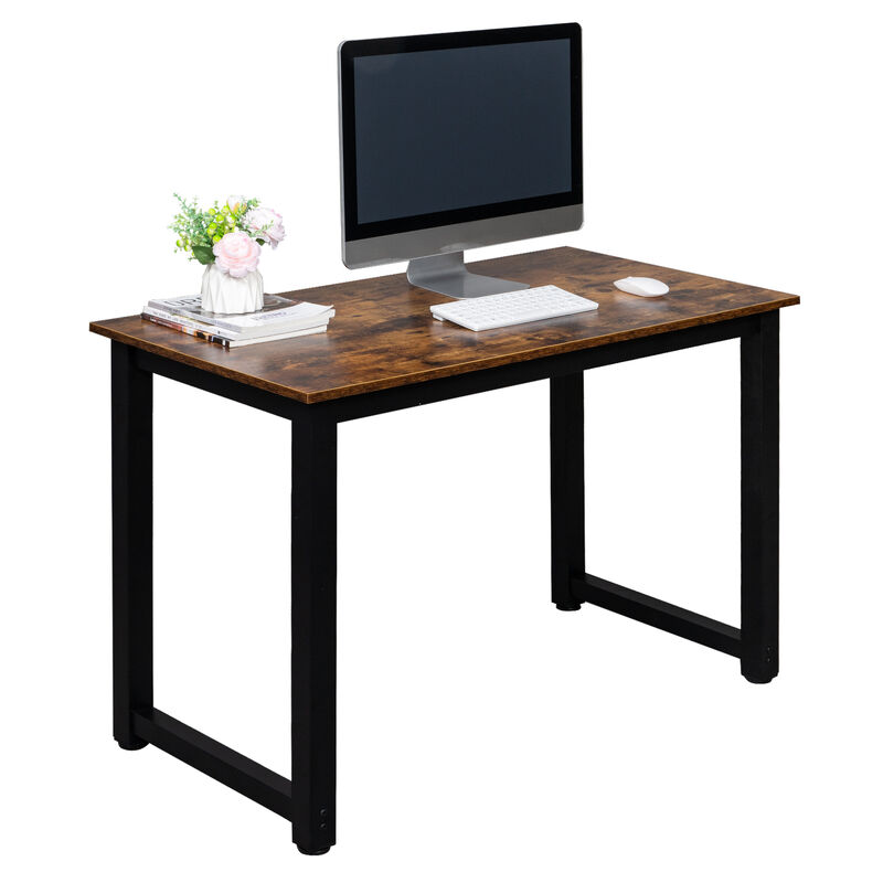 Wooden Computer Desk, High Strength Construction for Durable Home or Office Use
