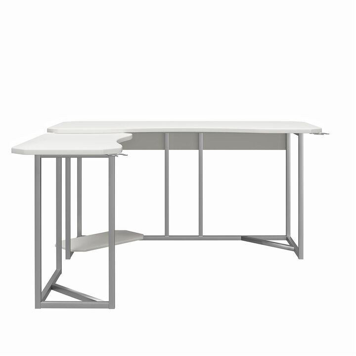 Ntense Quest Gaming L Desk with CPU Stand