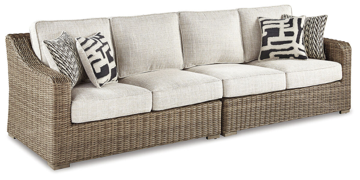 Beachcroft 2PC Outdoor Loveseat W/Cushion