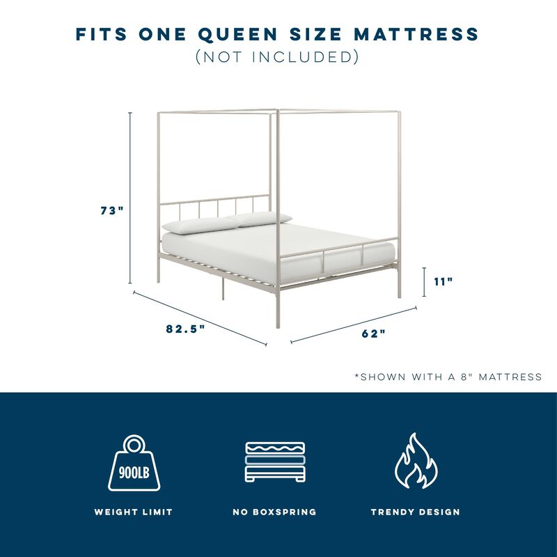 Novogratz Marion Canopy Bed