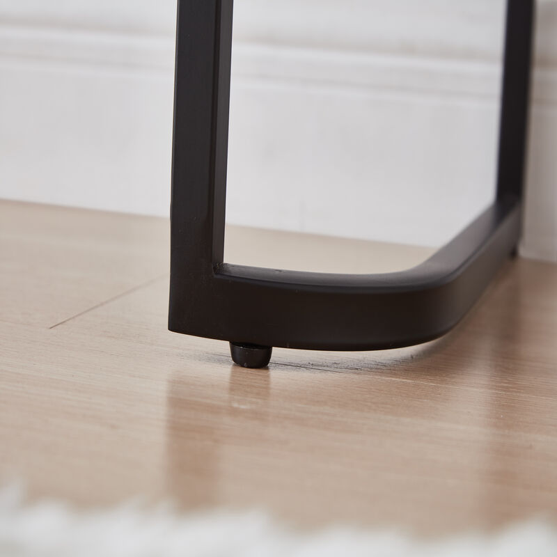 Merax Makeup Vanity Table with Stainless Steel Base