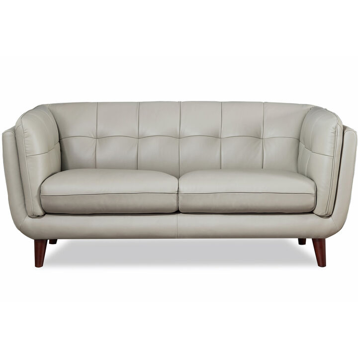 Solana Top Grain Leather Loveseat