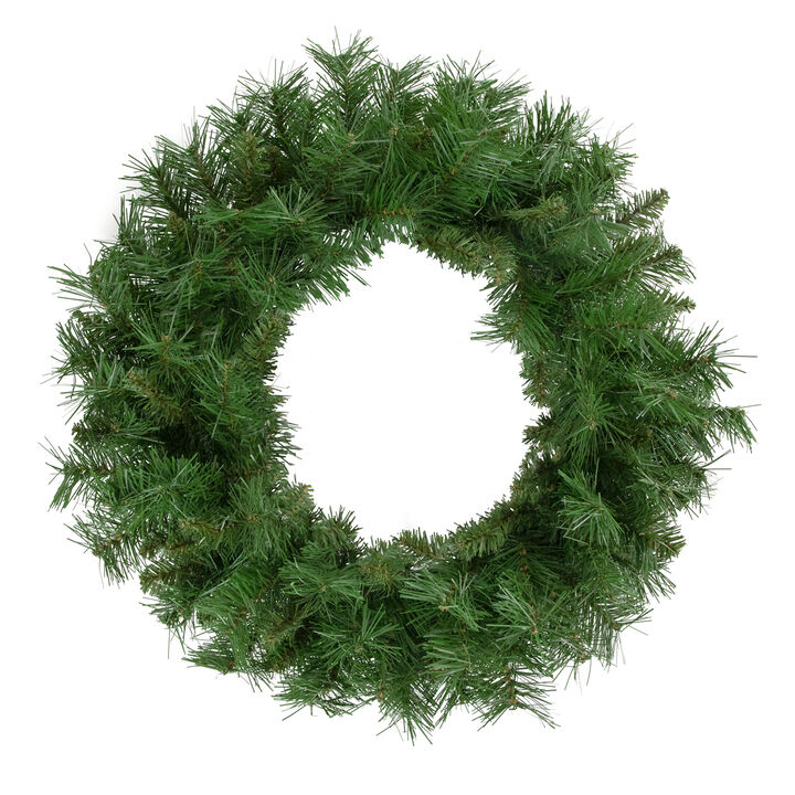 Chatham Pine Artificial Christmas Wreath  24-Inch  Unlit