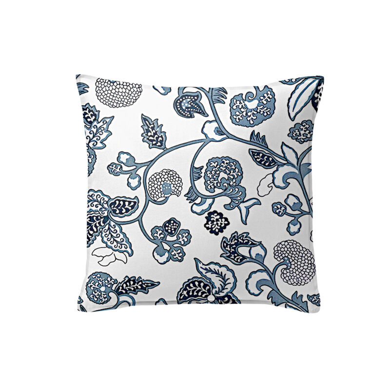 6ix Tailors Fine Linens Blue Ivy Blue Decorative Throw Pillows