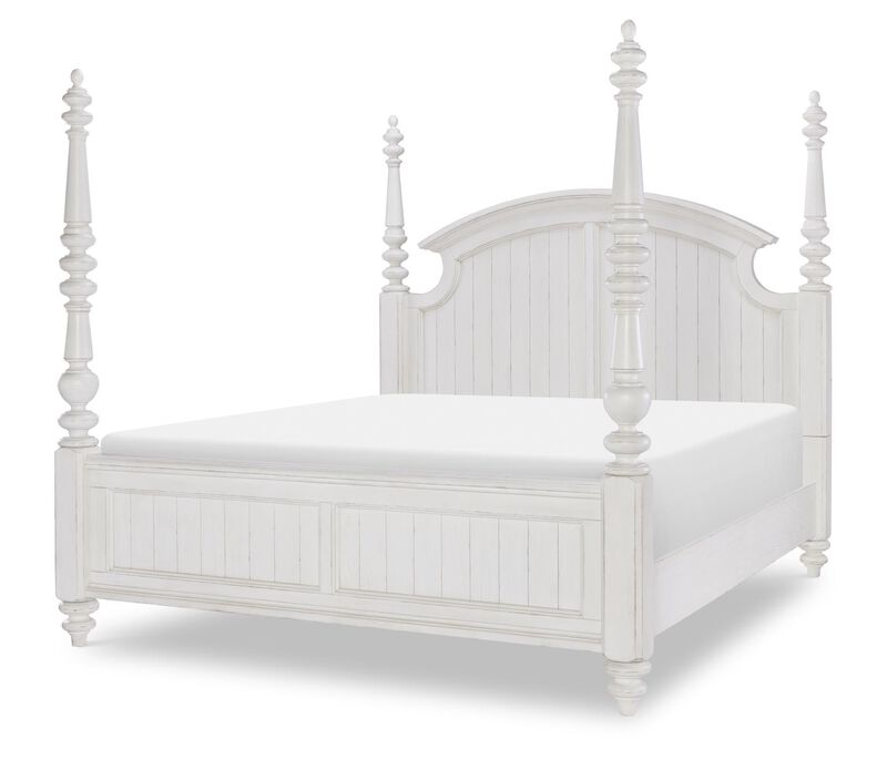 Cottage Park King Poster Panel Bed