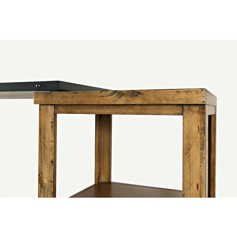 Jofran Telluride Rustic Farmhouse Solid Wood Entertainment Center with 70 TV Console