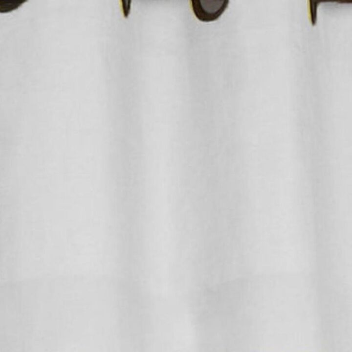 Commonwealth Thermalogic Weather Cotton Fabric Grommet Top Valance - 40"x15" - Burgundy