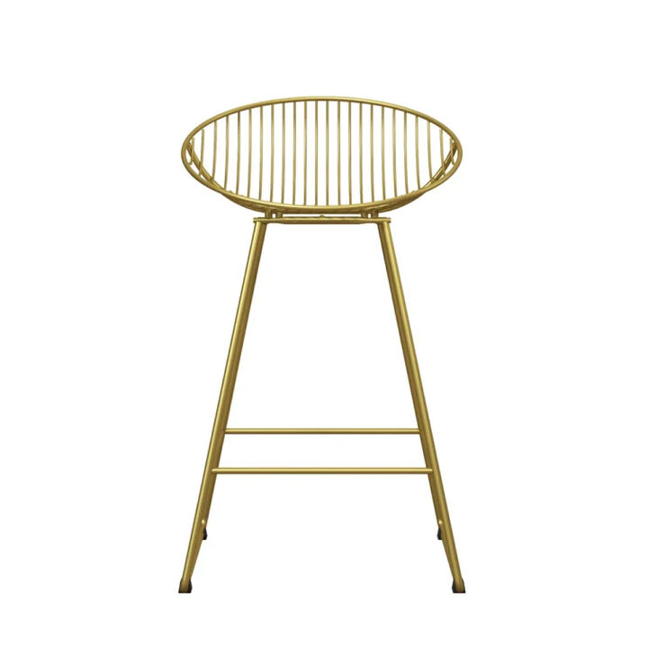 CosmoLiving by Cosmopolitan Ellis Wire Counter Height Bar Stool
