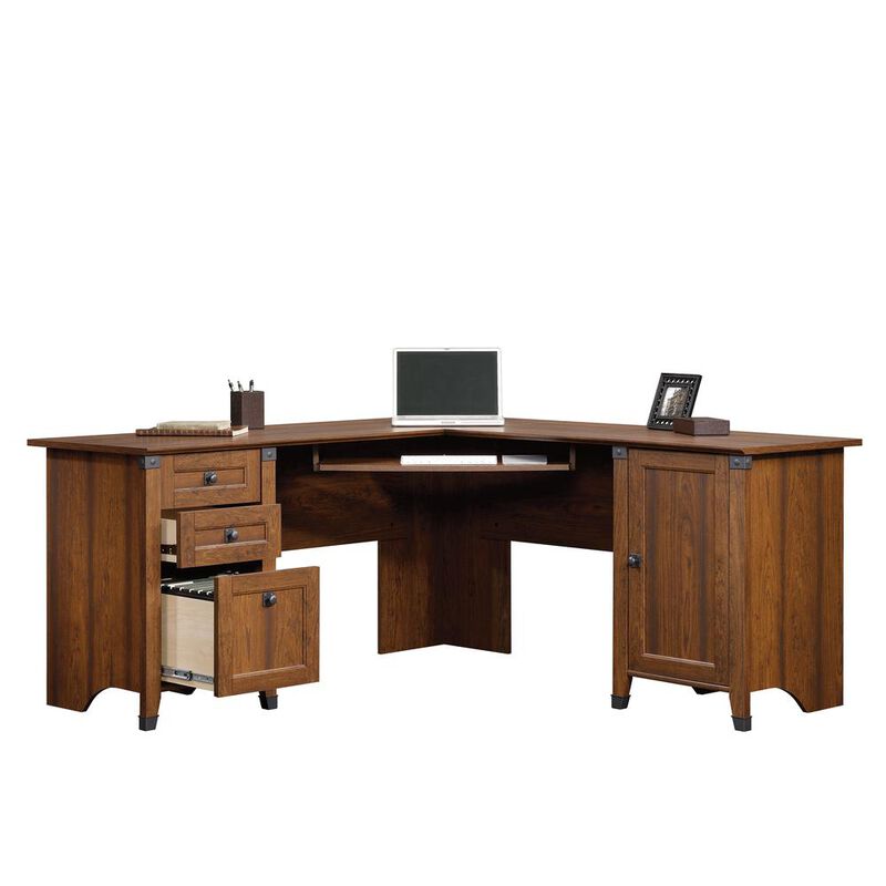 Sauder Carson Forge Corner Computer Desk Wc A2