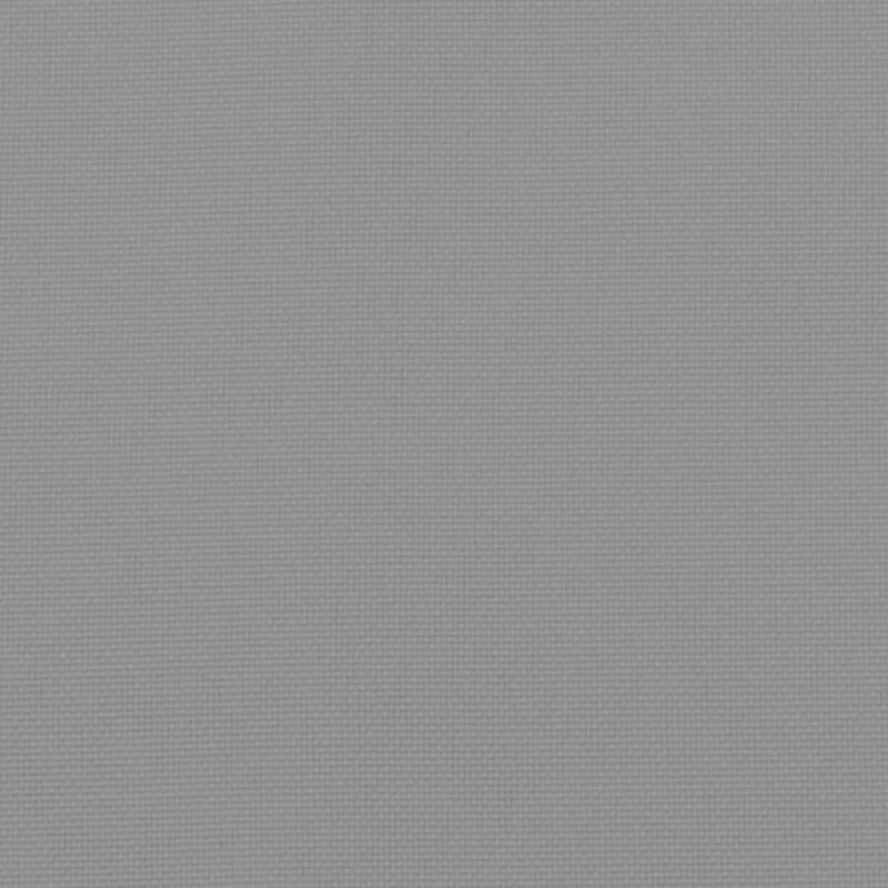 Claire Outdoor Cushion for Bench, 47 Inch Light Gray Oxford Fabric - Benzara