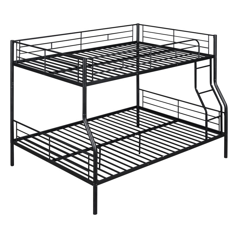 Full XL Over Queen Metal Bunk Bed