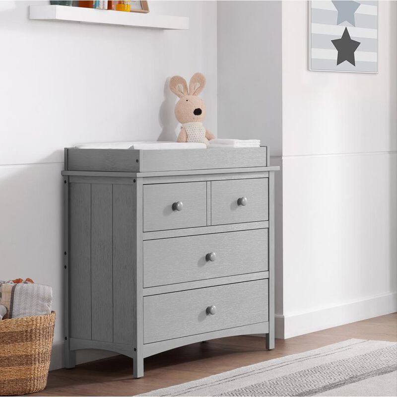 Oxford Baby Montauk 3 Dr Dresser Rta Farmhouse Gray