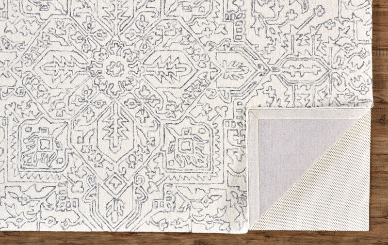 Belfort 8778F White/Gray 9' x 12' Rug