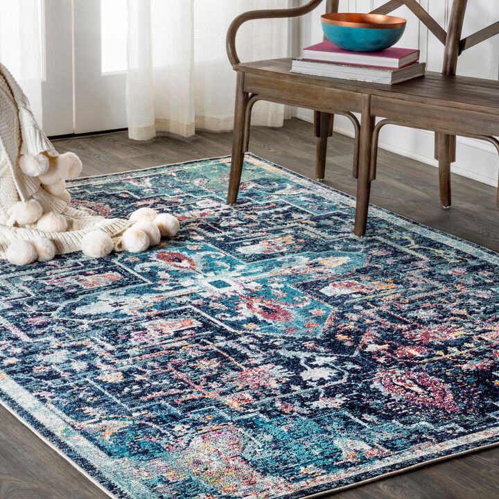 Zafra Vintage Medallion Area Rug