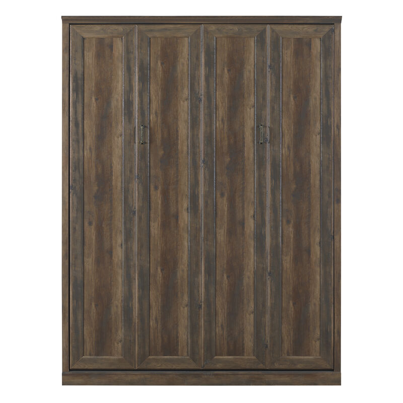 Merax Retro Style Murphy Bed  Wall Cabinet