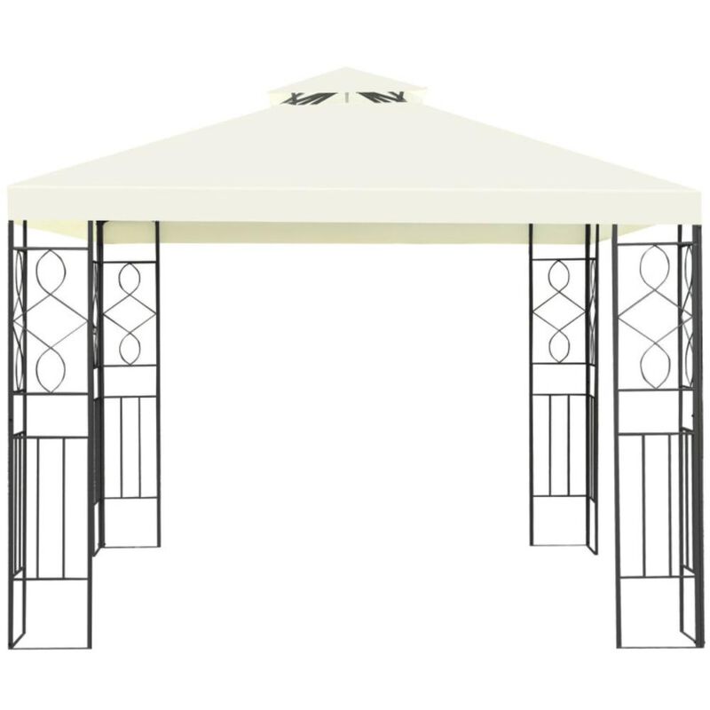 Hivvago 2 Tiers 10 x 10 Feet Patio Gazebo Canopy Tent