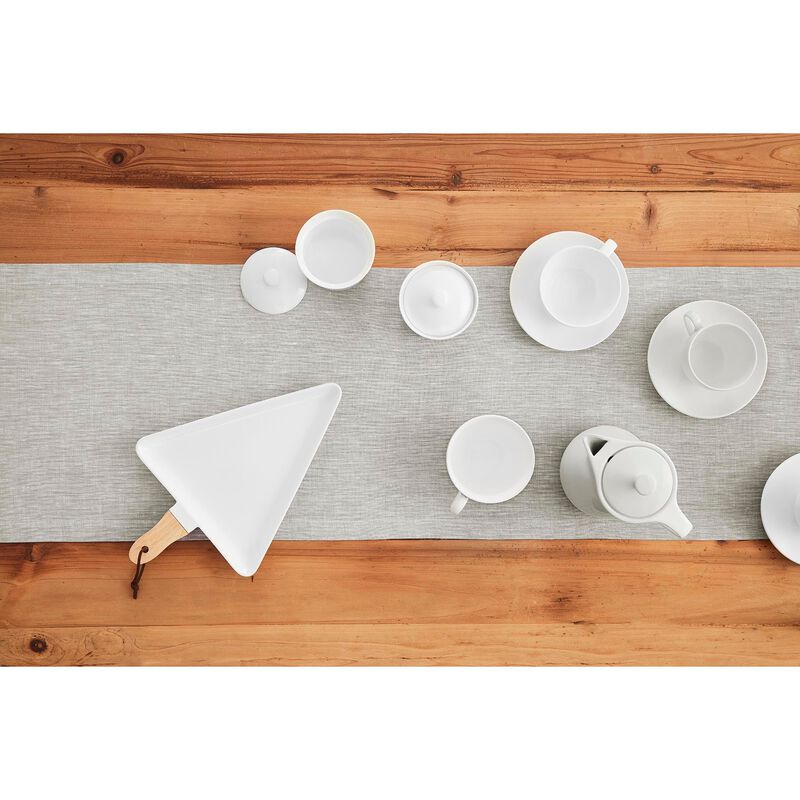 Solino Home 100% Pure Linen Table Runner | Athena for Thanksgiving, Christmas