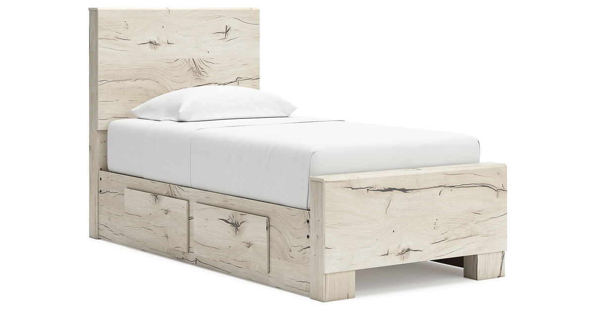 Lawroy Twin Panel Bed with Storage