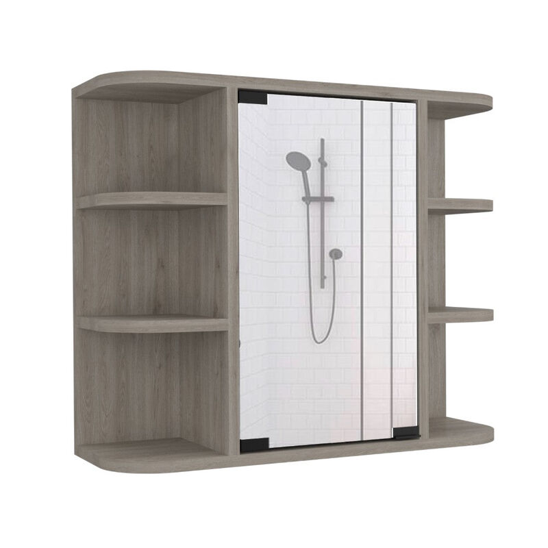 Medicine Cabinet Milano, Bathroom, Light Gray