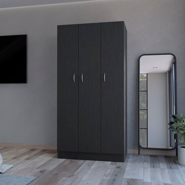 Wardrobe Erie, Bedroom, Black