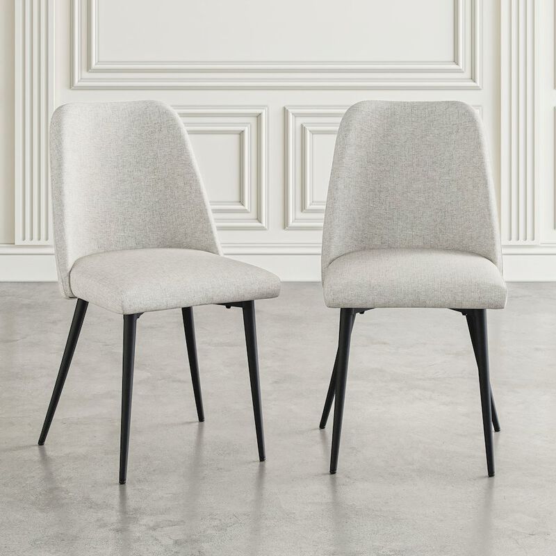 Jofran Macey Contemporary Modern Upholstered Dining Chair (Set of 2)
