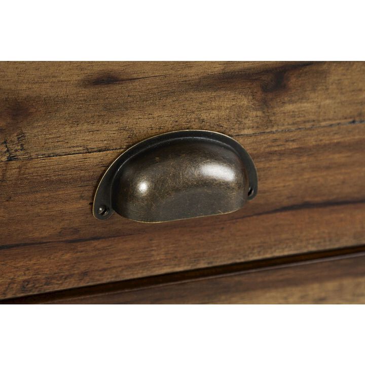 Jofran Artisan's Craft Rustic Farmhouse Distressed Acacia Media Console 60