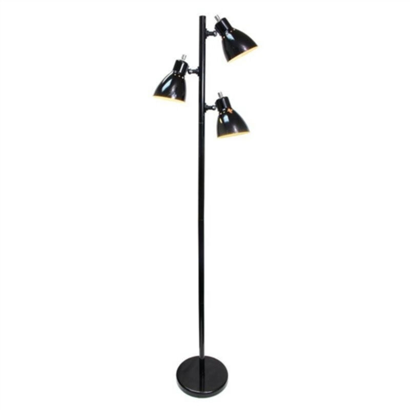 Rustic Industrial 3-Light Floor Lamp – Tree-Style Spotlight Design for Cozy Spaces