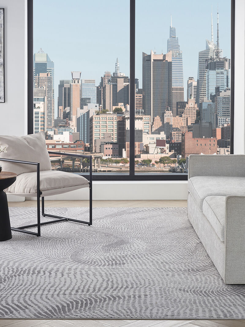 Central Park West CEP01 Gray 9' x 12' Rug
