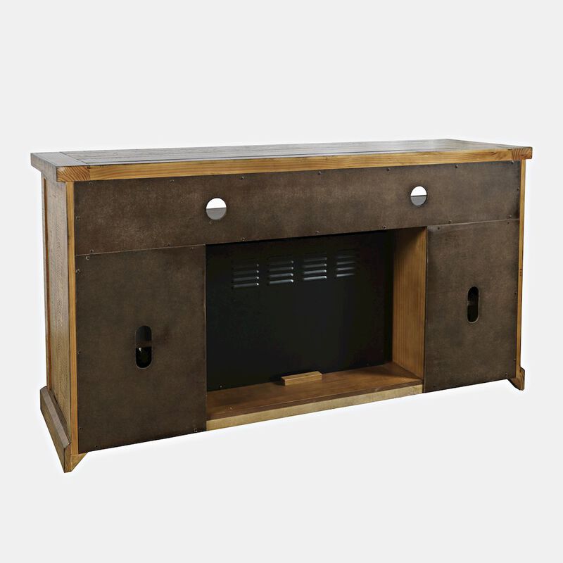 Jofran Solid Wood 60 Storage Console TV Stand