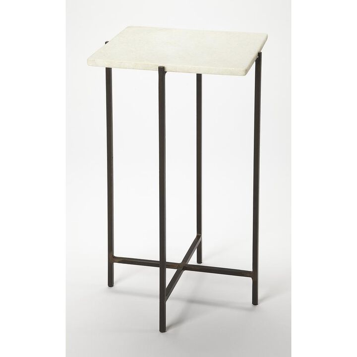 Square Marble Accent Table, Belen Kox