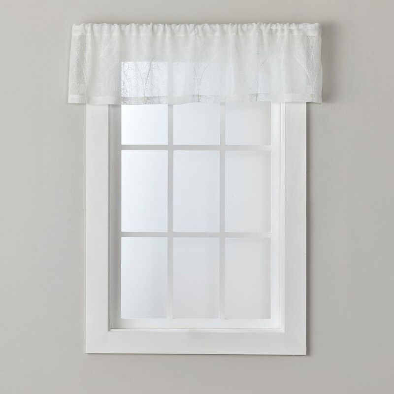 SKL Home By Saturday Knight Ltd Isabella Lace Valance - 56X13", White