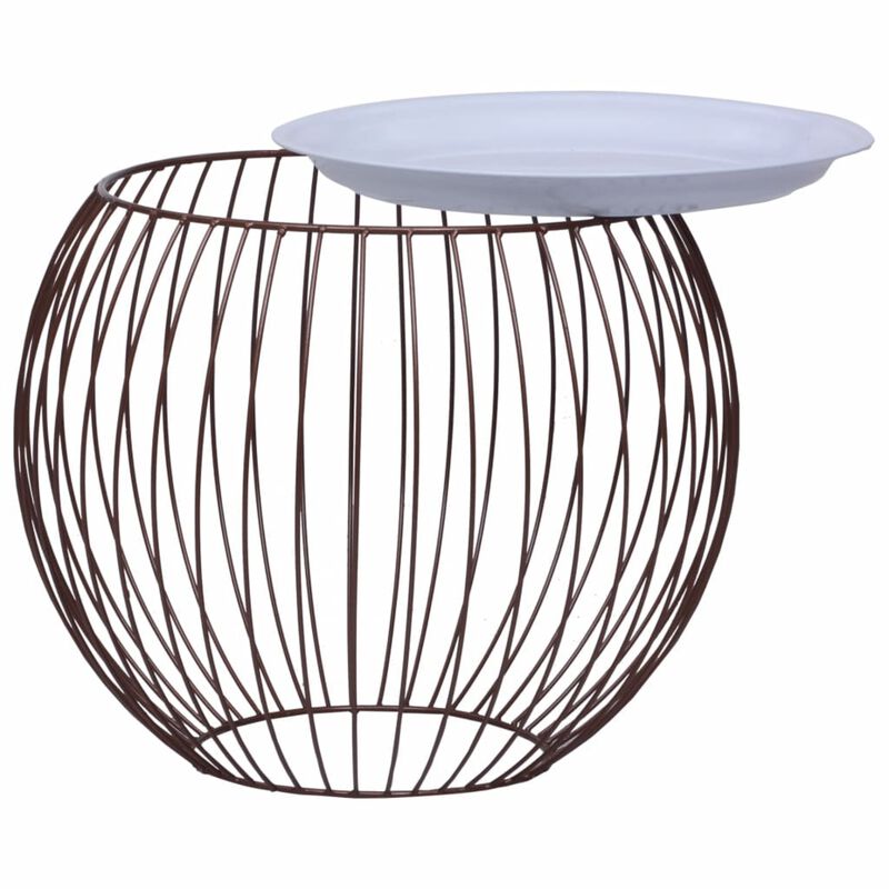 vidaXL Coffee Table Gold  20"