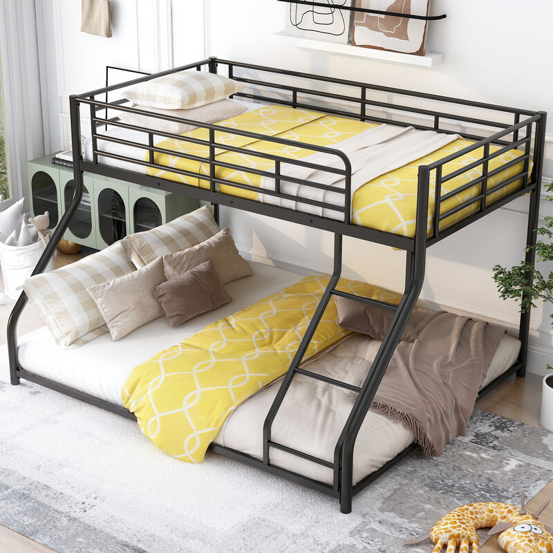 Merax Metal Floor Bunk Bed Bedroom Furniture