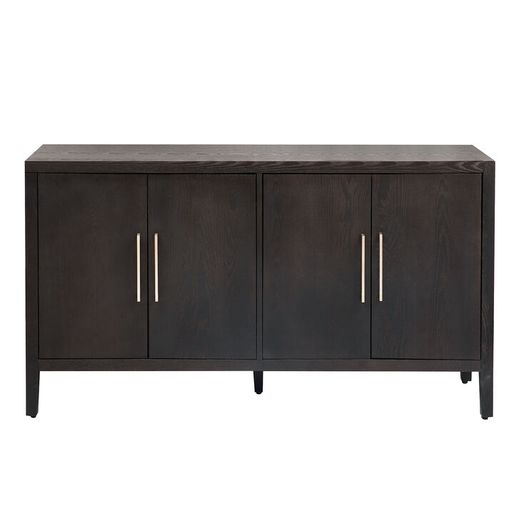 Merax Retro Storage Cabinet Sideboard with Adjustable Shelves