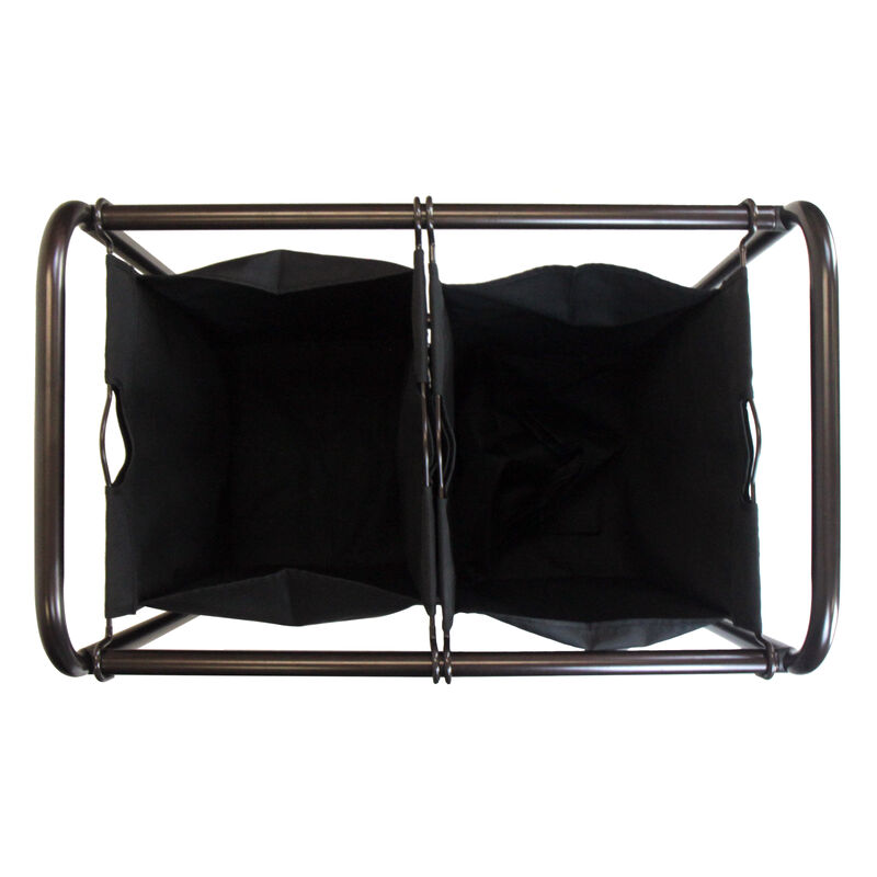 Oceanstar 2-Bag Rolling Laundry Sorter