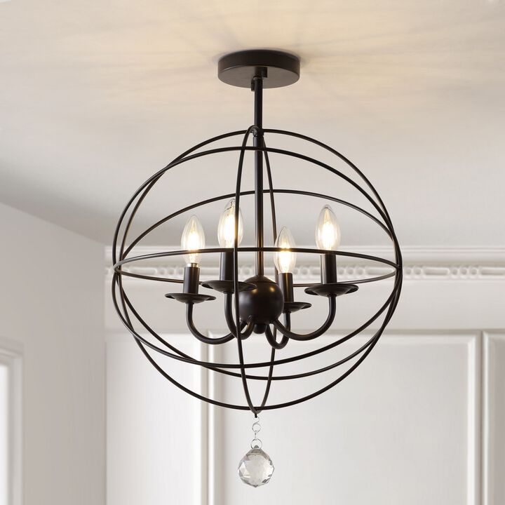 Alma Metal LED Flush Mount
